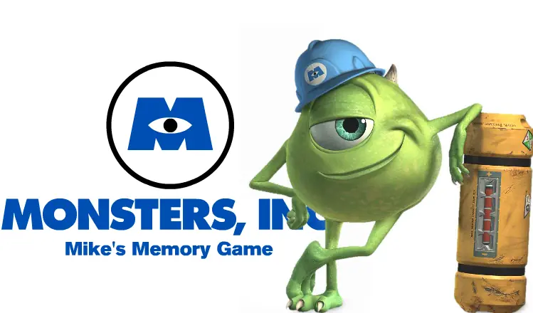 Monsters, Inc.: Mike's Memory Game logo
