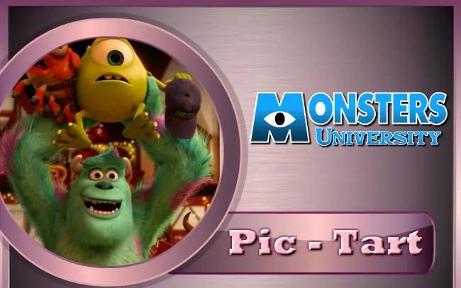 Monsters University Pic-Tart logo