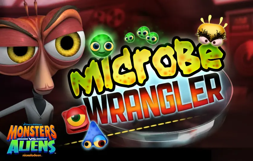 Monsters vs. Aliens: Microbe Wrangler logo
