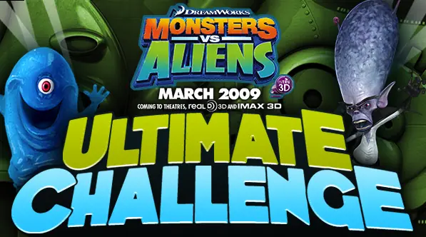 Monsters vs. Aliens: Ultimate Challenge logo