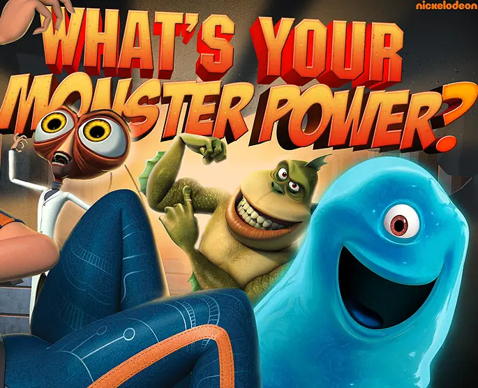 Monsters vs. Aliens: What's Your Monster Power? logo