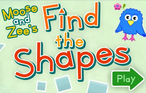 Moose and Zee's Find the Shapes logo