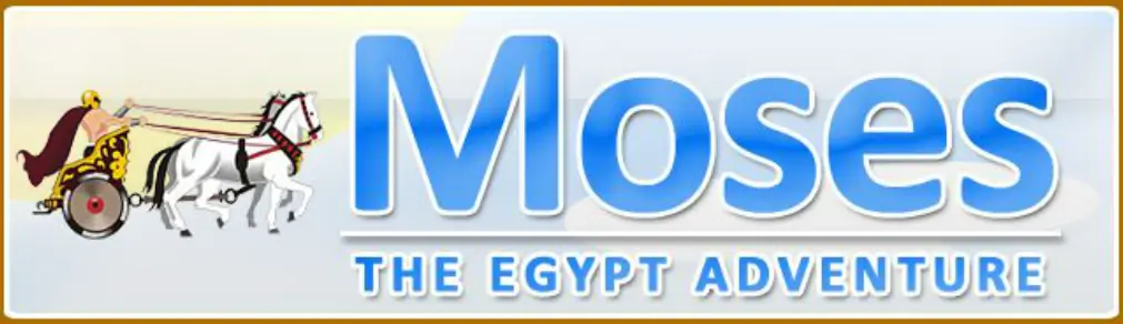 Moses The Egypt Adventure logo