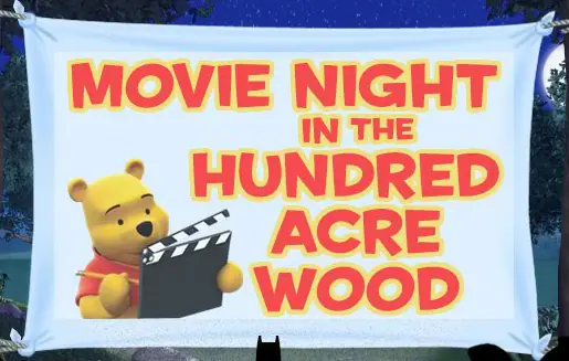 Movie Night in the Hundred Acre Wood logo