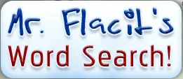 Mr. Flacit's Word Search! logo