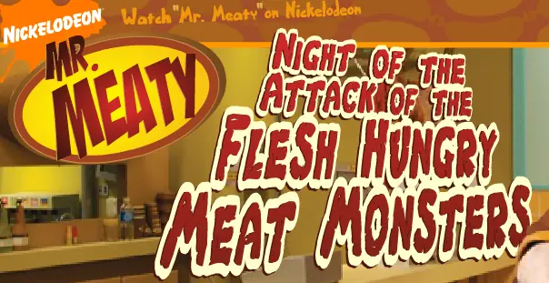 Mr. Meaty: Night of the Attack of the Flesh Hungry Meat Monsters logo