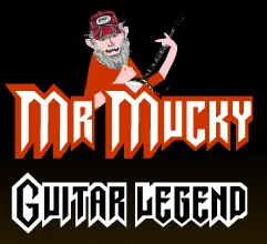 Mr Mucky Guitar Legend logo