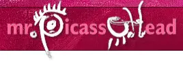 Mr. Picassohead: Valentines Day logo