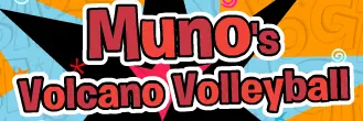 Muno's Volcano Volleyball logo
