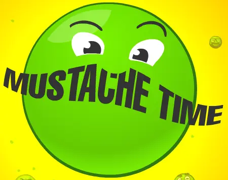 Mustache Time logo