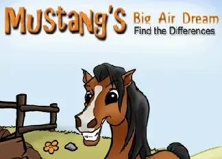 Mustang's Big Air Dream: Find the Differences logo
