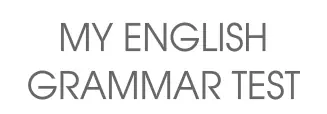 My English Grammar Test logo