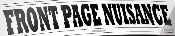 My Gym Partner's A Monkey - Front Page Nuisance logo