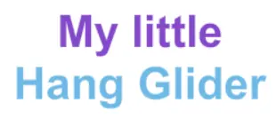 My little hang glider logo
