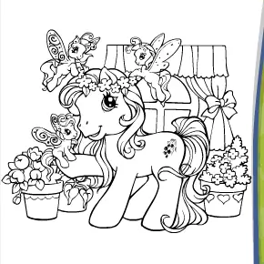 My Little Pony - Classic Game: Crystal Princess Coloring Book logo