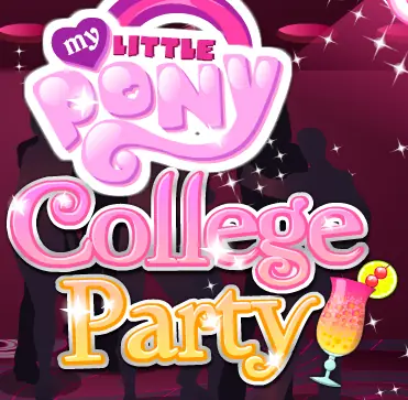 My Little Pony College Party logo