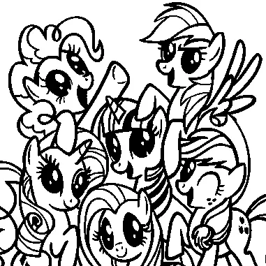 My Little Pony Colorear en Linea logo