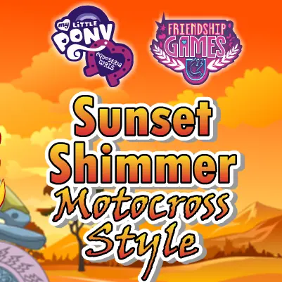 My Little Pony Equestria Girls: Friendship Games - Sunset Shimmer Motocross Style logo