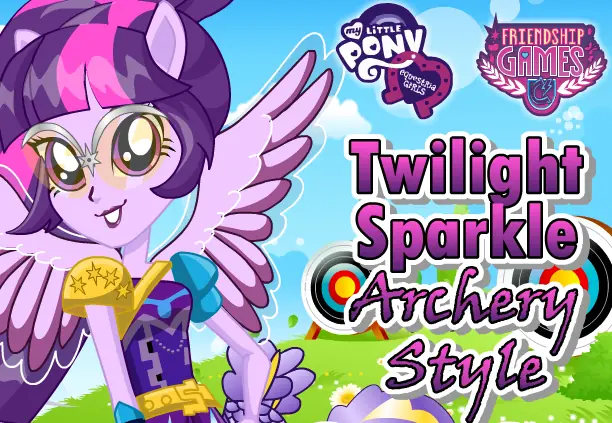 My Little Pony Equestria Girls: Friendship Games - Twilight Sparkle Archery Style logo