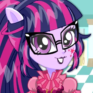 My Little Pony Equestria Girls: Friendship Games - Twilight Sparkle School Spirit Style logo