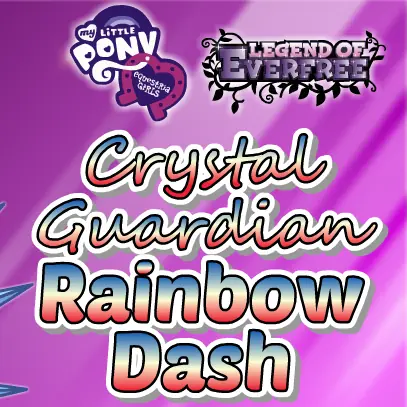 My Little Pony Equestria Girls Legend of Everfree Crystal Guardian Rainbow Dash logo