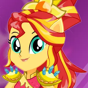 My Little Pony Equestria Girls: Legend of Everfree - Crystal Guardian Sunset Shimmer logo