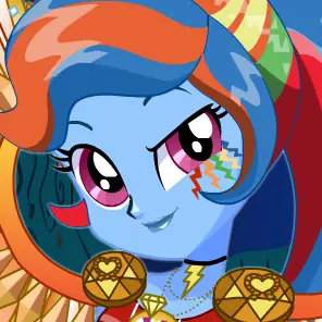 My Little Pony Equestria Girls: Legend of Everfree - Crystal Wings Rainbow Dash logo