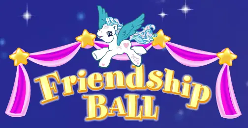 My Little Pony Friendship Ball Sticker Book logo