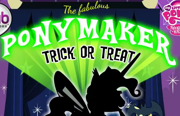My Little Pony Friendship is Magic: The Fabulous Ponymaker Trick or Treat logo