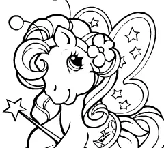 My Little Pony Holidays Coloring Pages logo