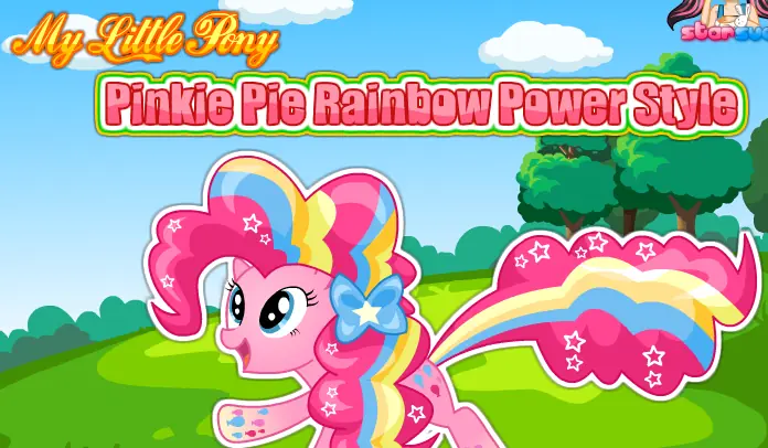 My Little Pony Pinkie Pie Rainbow Power Style logo