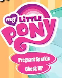 My Little Pony Pregnant Sparkle Check Up logo