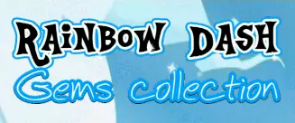 My Little Pony - Rainbow Dash Gems Collection logo