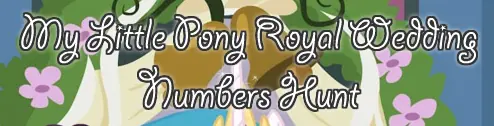 My Little Pony Royal Wedding Numbers Hunt logo