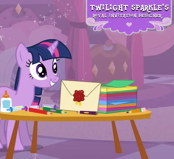My Little Pony: Twilight Sparkle's Royal Invitation Designer logo