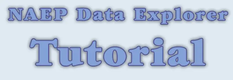 NAEP Data Explorer Tutorial logo