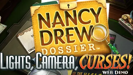 Nancy Drew Dossier: Lights, Camera, Curses! Demo logo