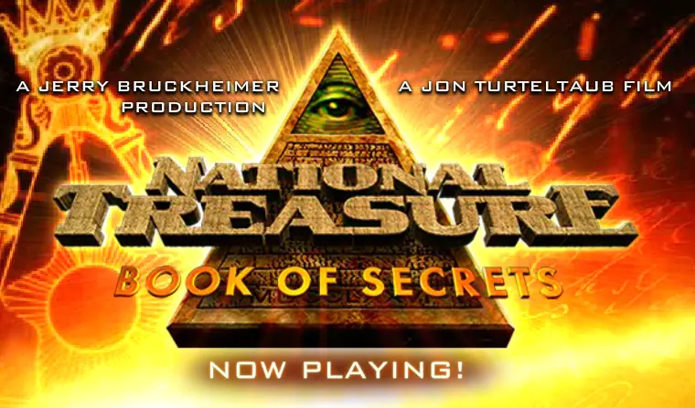 National Treasure: Book of Secrets Microsite logo