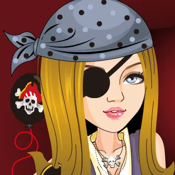 Naughty Pirate Girl logo