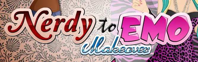 Nerdy to Emo Makeover logo