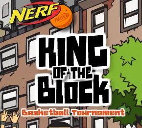 NERF - KING OF THE BLOCK logo