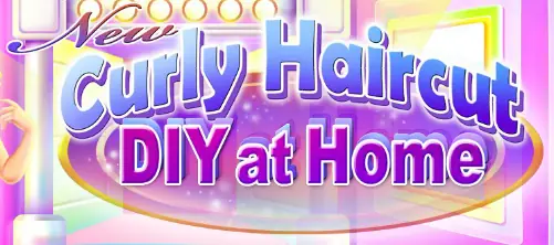 New Curly Haircut DIY At Home logo