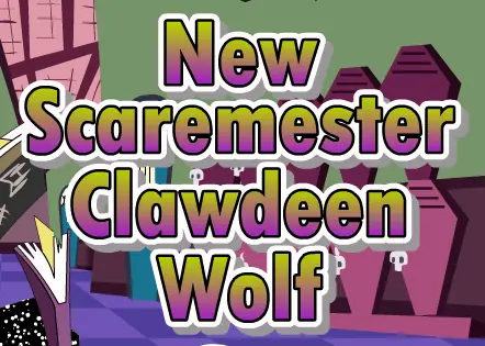 New Scaremester Clawdeen Wolf logo
