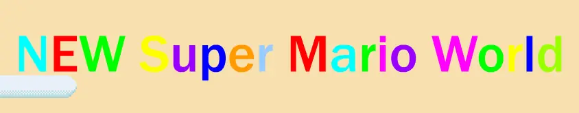 New Super Mario World logo