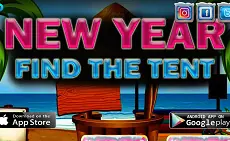 New Year Find The Tent logo