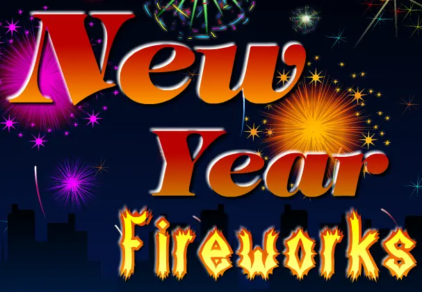 New Year Fireworks logo