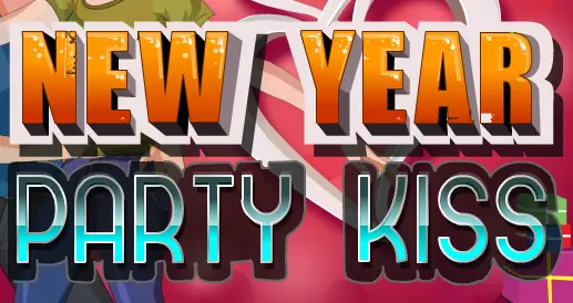 New Year Party Kiss logo