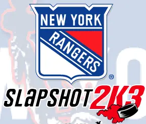 New York Rangers: Slapshot 2k3 logo