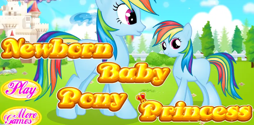 Newborn Baby Pony Princess logo
