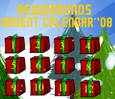 Newgrounds Advent Calendar '08 logo